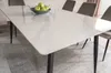 Jídelní stůl JUSEF - 160x90, bílý / černý Náhled obrázku produktu 5