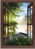 ARTland Wandbild Alu für Innen & Outdoor Fensterblick Produktbild-Vorschau 2