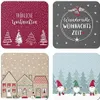 Kork-Untersetzer ca. 9,5x9,5 cm 4 Designs sortiert | Produktbild-Vorschau 10