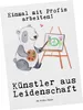Mr. & Mrs. Panda Postkarte Künstler Leidenschaft - Weiß - Produktbild-Vorschau 1