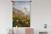 MuchoWow® Wandteppich Wandbehang Wilde Blumen - Draußen - Produktbild-Vorschau 2