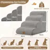 COSTWAY Escalier pour chien 4 marches, marches Voir les images du produit 3