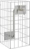 vidaXL Gabionen Wasserhahn Silber 26 x 25 x 50 cm Edelstahl Produktbild-Vorschau 1