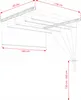 Solidna Suszarka Na Pranie Sufitowa 5 Prętów 180 Cm Balkon Podgląd zdjęcia produktu 5