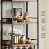 A close-up view of a multi-shelf storage unit, showcasing various items like nuts, flowers, and decorative objects. Anteprima dell’immagine prodotto