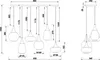 Trio Leuchten LED Pendelleuchte Lumina 6xE14, schwarz, Produktbild-Vorschau 7