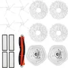 A collection of cleaning accessories for a robot vacuum cleaner. Produktbild-Vorschau