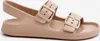 A single beige sandal is shown from a side angle against a white background. Produktbild-Vorschau