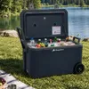 Chladicí box CampFeuer, tmavě modrý, 70 litrů, s kolečky, Náhled obrázku produktu 2