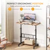 Iropro Bureau réglable en hauteur 80x40cm, table Voir les images du produit 2
