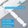 4x Fensterhaken klemmbar mit Distanzhalter, Größe L in Produktbild-Vorschau 3