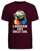 Langsam aber übelst cool Faultier Sonnenbrille Regenbogen Produktbild-Vorschau 2