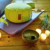 GORILLA SPORTS® Yogakissen - Rund, Waschbarer Bezug, 100 % Produktbild-Vorschau 2