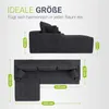Juskys Sofa Coredo - Dunkelgrau, moderne Couch aus Cord mit Produktbild-Vorschau 5