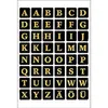 HERMA Letters 13x13mm A-Z film black gold embossed 2 Produktbild-Vorschau 6