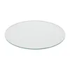 Plateau en verre Relaxdays, Ø 80 cm, épaisseur 8 mm, verre Voir les images du produit 1