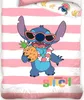 Pościel dziecięca Disney Lilo & Stitch w różowe paski Podgląd zdjęcia produktu 3