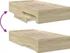vidaXL Rám postele se zásuvkami Sonoma dub 75x190 cm Náhled obrázku produktu 6