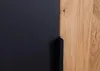 MASSIVMOEBEL24 Highboard Wildeiche mit Glastür 142x43x145 Produktbild-Vorschau 5