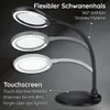 Lupenlampe LED mit Standfuß - LED Lupenleuchte - Tischlupe Produktbild-Vorschau 8