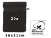 Betz 20 Stück Waschhandschuhe 16x21 cm PREMIUM 100% Produktbild-Vorschau 2