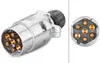 HELLA Anhängerstecker 8JA 001 918-002 94mm Aluminium Produktbild-Vorschau 5