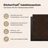 KitchenYeah© Herdabdeckplatte Leder - Braun - Tierhaut , Produktbild-Vorschau 6