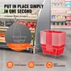 SucceBuy nákupní košík - sada 12 kusů, 21 l, červený, Náhled obrázku produktu 5