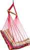 A hanging chair or swing made of fabric and ropes, suspended from a hook. Náhled obrázku produktu
