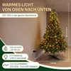 Lindenstein Weihnachtsbaum 220 cm, PVC, mit LED-Baummantel Produktbild-Vorschau 3