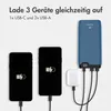 iMoshion® Powerbank 20000 mAh Blu scuro Funzione di Anteprima dell’immagine prodotto 14