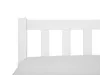 BELIANI Bett Weiß Kiefernholz mit Lattenrost 160 x 200 cm Produktbild-Vorschau 10