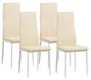 Esszimmerstühle MILANO, 4-er SET, Beige Produktbild-Vorschau 2
