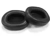Two black ear pads for headphones are shown on a white background. Podgląd zdjęcia produktu