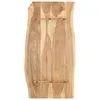 Stolní deska masivní akáciové dřevo 118 x (50–60) x 2,5 cm Náhled obrázku produktu 2