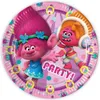 Partyset Trolls Kindergeburtstag Einweggeschirr Party Deko Produktbild-Vorschau 2