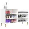 vidaXL Stojan na topánky biely 102x36x60 cm Drevo Materiál Náhľad obrázku produktu 4