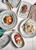Bonna Servierschale - Odette - Porzellan - 34x19 cm Produktbild-Vorschau 2