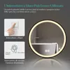 EMKE Specchio da bagno a LED rotondo diametro 70 cm Anteprima dell’immagine prodotto 4