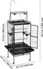 Klec pro ptáky VEVOR, 830x790x2100 mm, otevřená, voliéra z Náhled obrázku produktu 8