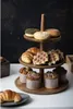Olympia Etagere Akazie – 3-stufiger Holz-Stand für Kuchen & Produktbild-Vorschau 8