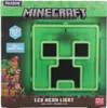 The image shows the packaging of a Minecraft Creeper LED Neon Wall Lamp. Anteprima dell’immagine prodotto
