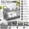 Michelino Abtropfgestell in Grau 46 x 37 x 9 cm - Produktbild-Vorschau 3