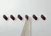 Set di 6 ganci appendiabiti in legno (attaccapanni), mogano Anteprima dell’immagine prodotto 1