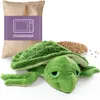 Habibi Cuscino termico premium in peluche verde tartaruga Anteprima dell’immagine prodotto 1