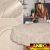 Tischdecke Organisch Abstrakt Beige Oval 160x140cm mit Produktbild-Vorschau 5