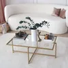 Skye Decor, Sun S410, table basse, or, 100 % verre trempé, Voir les images du produit 5
