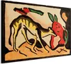 Vliesstoff Leinwandbild - Fabeltier (Franz Marc) 90x60 cm Produktbild-Vorschau 2