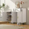 Merax Schuhschrank, Kommode mit 3 Türen und Schublade, Produktbild-Vorschau 2