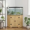 vidaXL Stojan na akvárium , hnedý, 70 x 70 x 73 cm, nosnosť Náhľad obrázku produktu 2